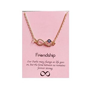 charming infinity evil eye necklaceinfinity pendant necklace for women and girls friendship chain necklace nazar evil eye chain necklace