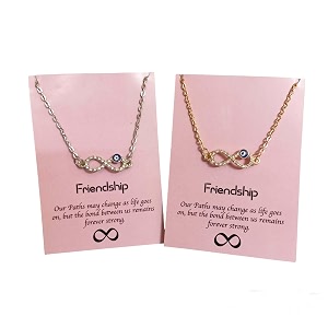 charming infinity evil eye necklaceinfinity pendant necklace for women and girls friendship chain necklace nazar evil eye chain necklace