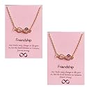 Charming Infinity Evil Eye necklace/Infinity Pendant Necklace for Women and Girls, friendship chain necklace, nazar evil eye chain necklace (Golden &amp; Golden)