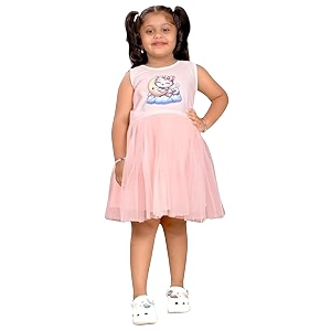 Charming Kids Cotton Frock with Knee Length