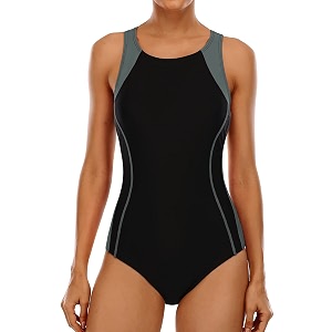 charmleaks one piece swimsuits athletic racerback bathing suits racing swimwear