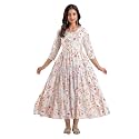 Charnest Floral Printed Anarkali Maternity KurtiDress Pregnancy