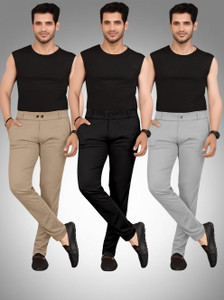 Chartou Regular Fit Men Multicolor Trousers
