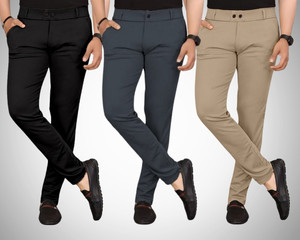 Chartou Regular Fit Men Multicolor Trousers