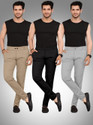 Chartou Regular Fit Men Multicolor Trousers