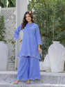 CHARVI CREATION Women Kurti Palazzo Set