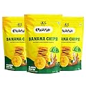 Chaskaah Banana Chips (Classic Style, 300g) | Kerala Banana Chips (Yellow) | NO MSG | Jain | Classic Flavour | Healthy