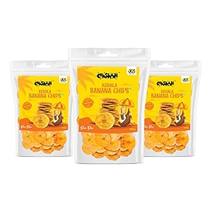 chaskaah banana chips peri peri 300g  kerala banana chips yellow  no msg  peri peripiri piri  healthy  mild spice