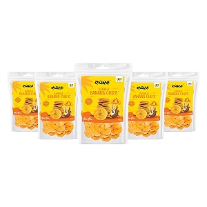 chaskaah banana chips peri peri 500g  kerala banana chips yellow  no msg  peri peripiri piri  healthy  mild spice
