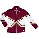 chassé Girls Metallic Double Knit Warm-Up Jacket for Cheerleaders - Youth Sizes