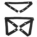 Chastity Belt Combo 4 Way and 1 Way Belts for Chastity Cage Support