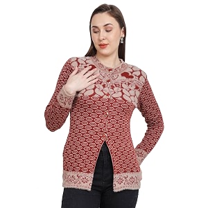 Chatanya Womens Full Sleeve Winter wear Cardigan