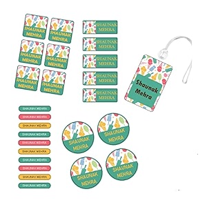 chatterbox latest personalised waterproof stickers amp labels penguin design ice-cream design