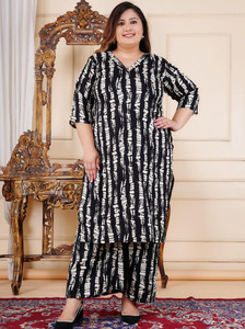 Chaukas Women Kurta Palazzo Set
