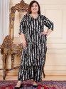 Chaukas Women Kurta Palazzo Set