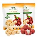 CHAVI Freeze-Dried Longan - 4 oz - Pack of 2 x 2 oz - Healthy 1 Ingredient Superfood Snack - No Added Sugars or Preservatives - Non-GMO, Vegan, Gluten-Free