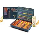 CHAYAM Luxury Assorted Diwali Tea Gift Set with Brass Infuser | Wellness Gift Box with 6 Flavours in Glass Tubes | Chamomile, Lavender Vanilla, Spearmint, Turmeric, Cinnamon, Himalayan Green Tea