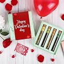 CHAYAM Valentine Green Tea Gift Set in Glass Tubes | 80g, 40 cups I Gourmet Herbal Tea Gift | 4 Flavours | Moroccan Mint, Chamomile, Turmeric, Himalayan Green