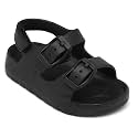ChayChax Toddler Boys Girls Double Buckle Sandals Children's Adjustable Back Strap Water Sandal