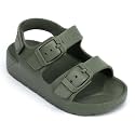 ChayChax Toddler Boys Girls Double Buckle Sandals Children's Adjustable Back Strap Water Sandal