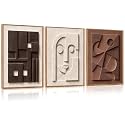 CHDITB 3D Small Geometric Face Wall Art