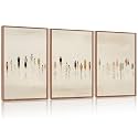 CHDITB 3D Textured Human Silhouette Wall ArtEarthy