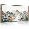 CHDITB 3D Textured Mountain Vista Wall Art