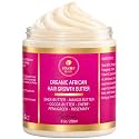 Chebe Hair Growth and Thickening Butter - Ayurvedic Deep Conditioner with Shea, Cocoa, Mango Butter, Fenugreek, and Rosemary for All Hair Types, 8 oz
