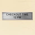 Check Out Time Sign Board for Office