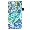 Checkbook Cover for Men &amp; Women RFID Leather Check Book Holder Wallet, sky, Oil Painting Style