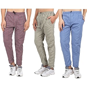 Checkered Regular Lounge Pant Pyjama for Men