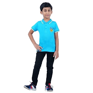 CHECKERSBAY Boys Cotton Polo T-Shirt