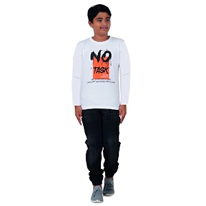 CHECKERSBAY Boys Cotton Printed Full Sleeve T-Shirt