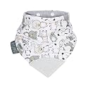 Cheeky Chompers Neckerchew Teething Bib, 2-in-1 Bandana Style Bib w/Food Grade Silicone Teether