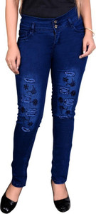 cheenu garments regular girls dark blue jeans