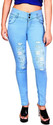 CHEENU GARMENTS Girls Regular Mid Rise Light Blue Jeans
