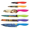 CHEF'S VISION Masterpiece Knife Set, 6-Piece Stainless Steel Kitchen Knives