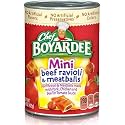 Chef Boyardee Mini Beef Ravioli and Meatballs, 15 Oz Can (Pack of 12)