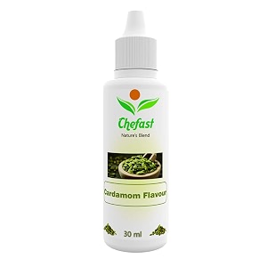 chefast cardamon flavour baking essence for cake ice-cream chocolates milkshakes- 30ml  use 2-3 drops essence for 250 grm cake