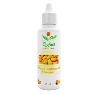chefast mango alphanso flavour baking essence for cake ice-cream chocolates milkshakes- 30ml  use 2-3 drops essence for 250 grm cake