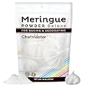 Chefmaster Meringue Powder Deluxe, Professional-Grade Egg White Substitute for Meringue Cookies, Pie Filling, Royal Icing, Non-GMO, Easy-to-Use, Made in USA, 16 oz