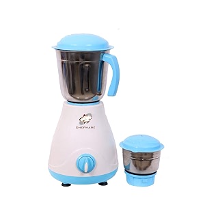 chefware mixer grinder 2 jars white