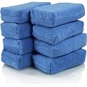 Chemical Guys, Premium Microfiber Applicator Pads, Soft Foam Core, 8 Pack