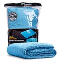 Chemical Guys, Woolly Mammoth Large Microfiber Drying Towel, Blue, 36 x 25