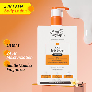 Chemist at Play AHA Body Lotion with