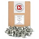 Chenango Supply M6-1.0 x 12mm Stainless Steel Hex Head Bolts – DIN 933, 18-8 Stainless, Fully Threaded Metric Coarse Hex Cap Screws, 25 Pieces (M6-1.0 x 12mm)