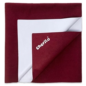 cherilo quick dry waterproof protector baby dry sheets small 50cm x 70cm beige pack of 1