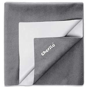 cherilo quick dry waterproof protector baby dry sheets small 50cm x 70cm beige pack of 1