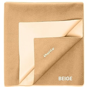 cherilo quick dry waterproof protector baby dry sheet large 100cm x 140cm beige