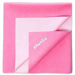 cherilo quick dry waterproof protector baby dry sheets small 50cm x 70cm beige pack of 1